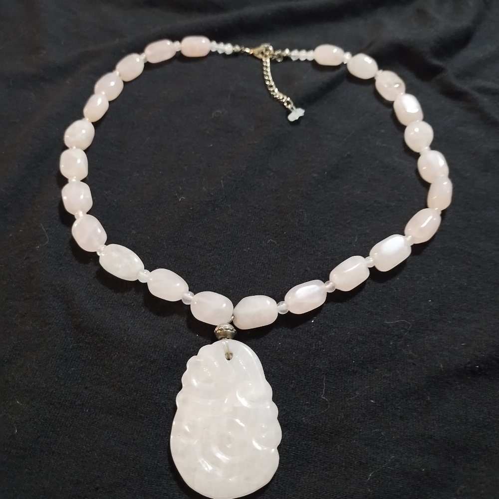 Pink Jade necklace